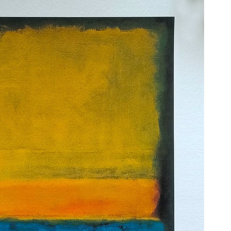 1980s Gorgeous Mark Rothko Limited Edition Lithograph