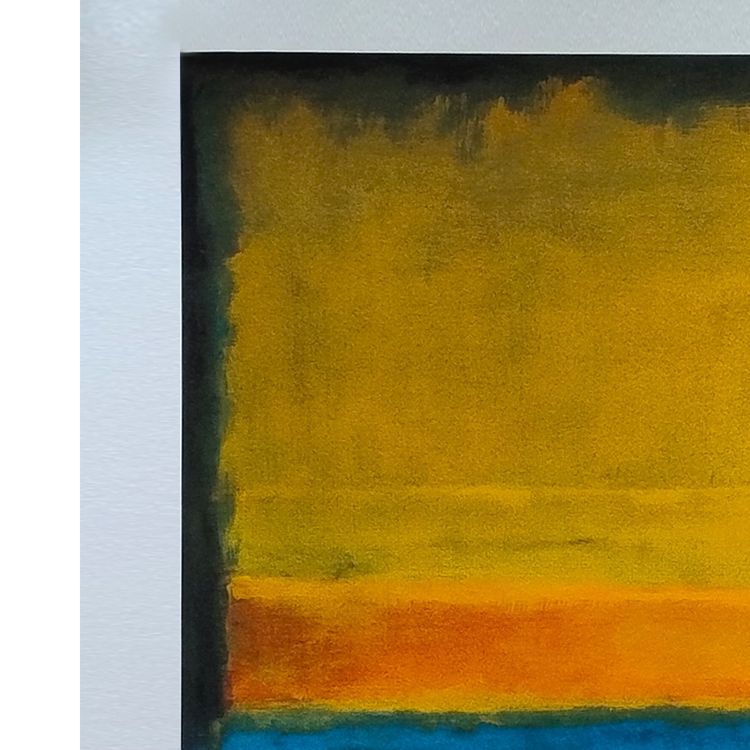 1980s Gorgeous Mark Rothko Limited Edition Lithograph