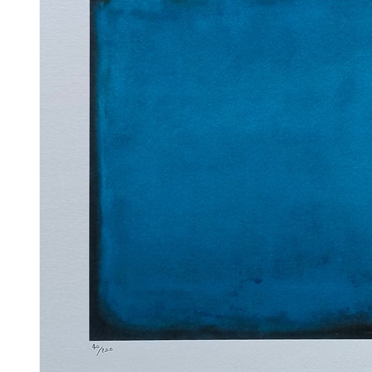 1980s Gorgeous Mark Rothko Limited Edition Lithograph