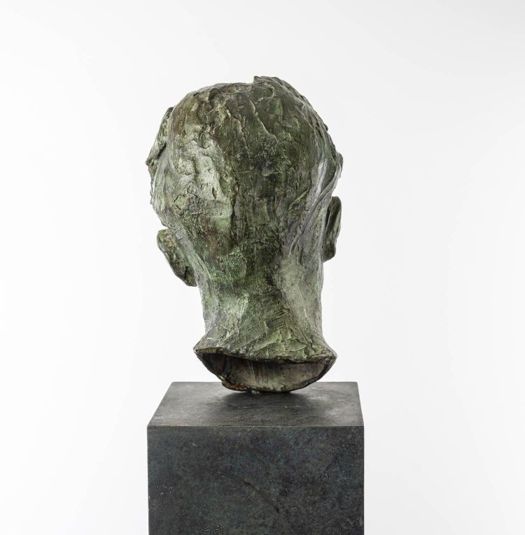 Bronze bust of a young man - ECCE HOMO