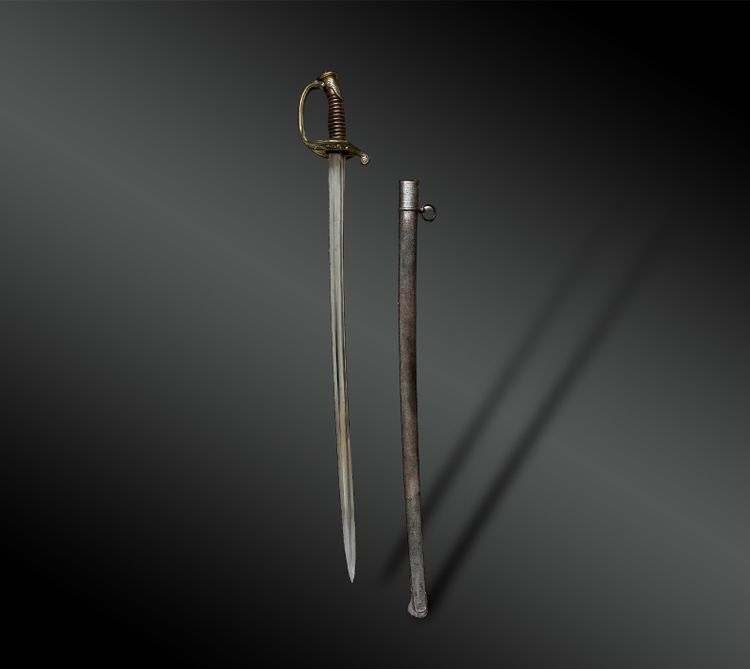 SABRE d'adjudants d'infanterie modèle 1845 - France - Circa 1885