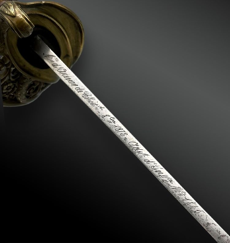 SABRE d'adjudants d'infanterie modèle 1845 - France - Circa 1885