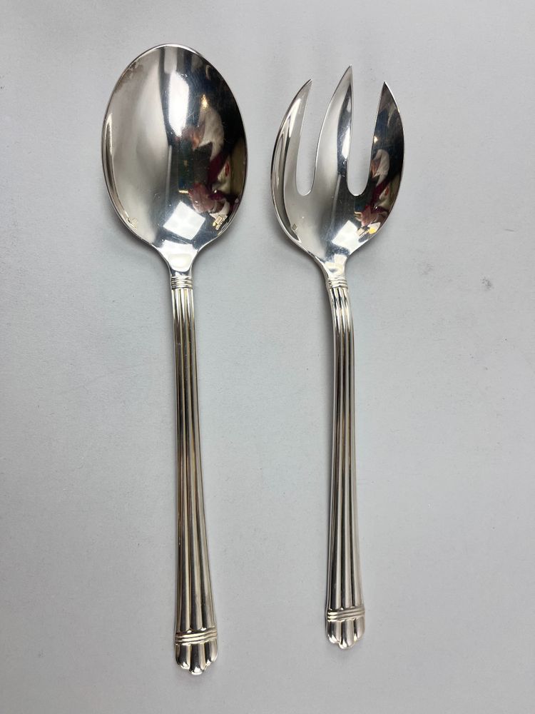 CHRISTOFLE pearl salad servers