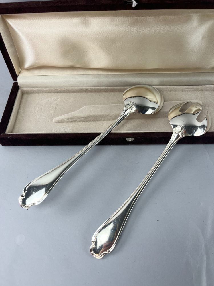 Christofle POMPADOUR salad servers