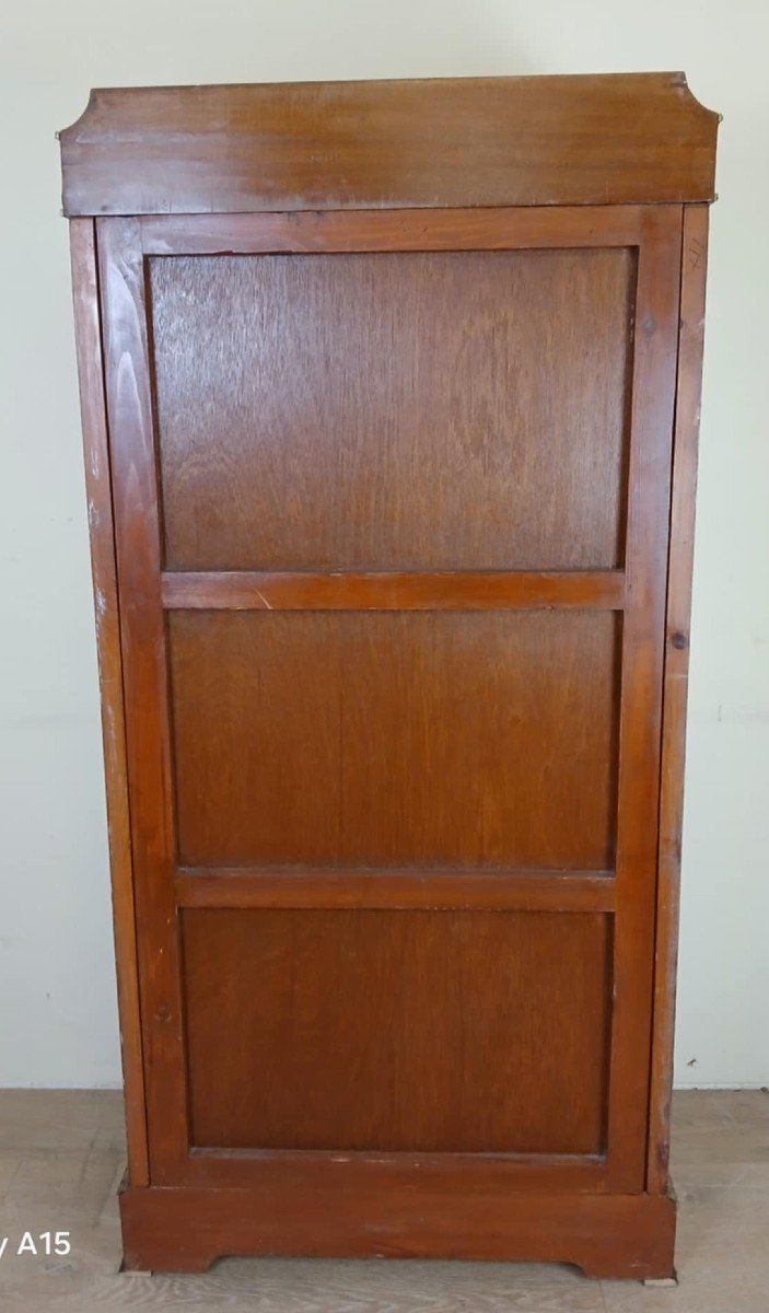 Louis XVI Style Marquetry Bookcase - Display Cabinet / Second Half of the 20th Century