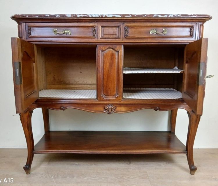 Louis XV Style Walnut Sideboard Circa 1880