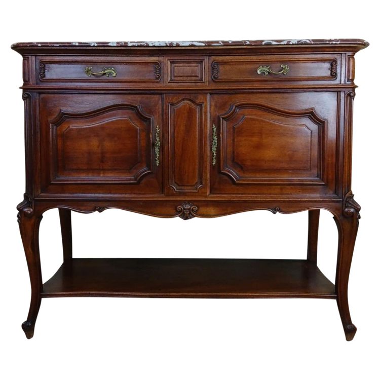 Louis XV Style Walnut Sideboard Circa 1880