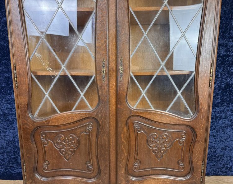 Lxv Style Oak Bookcase Circa 1950