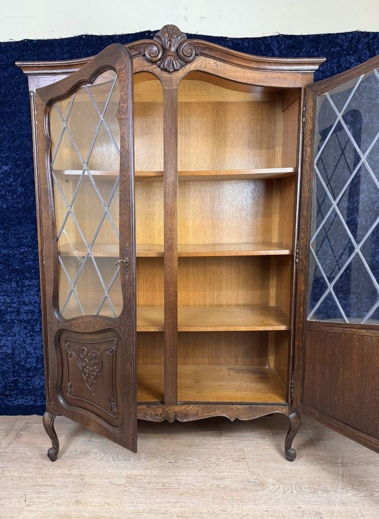 Lxv Style Oak Bookcase Circa 1950