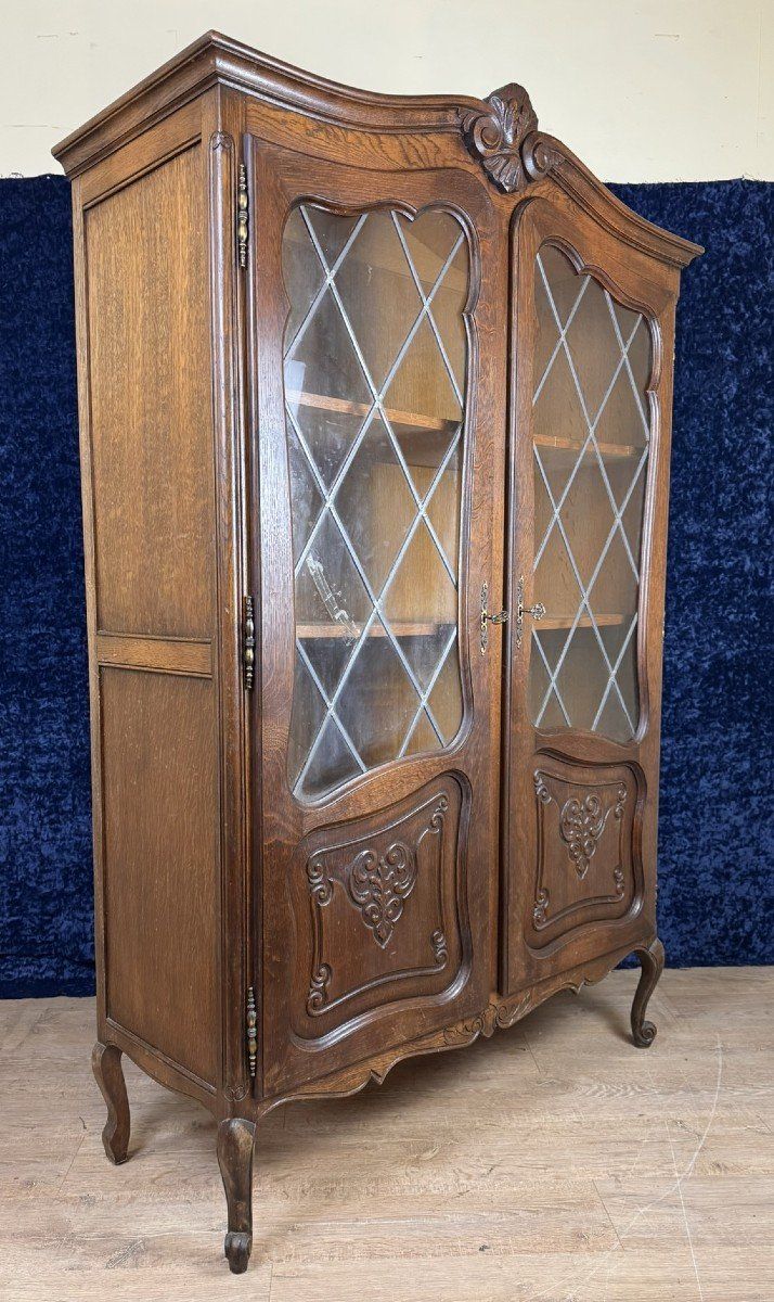 Lxv Style Oak Bookcase Circa 1950