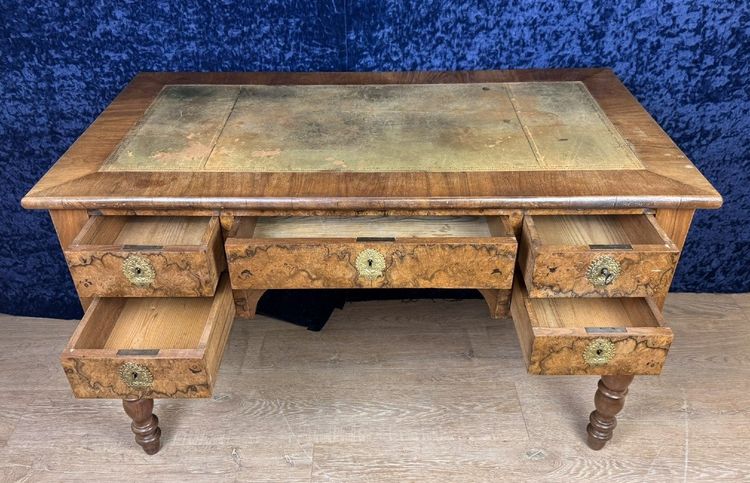 Louis Philippe Period Burr Walnut Desk Circa 1830