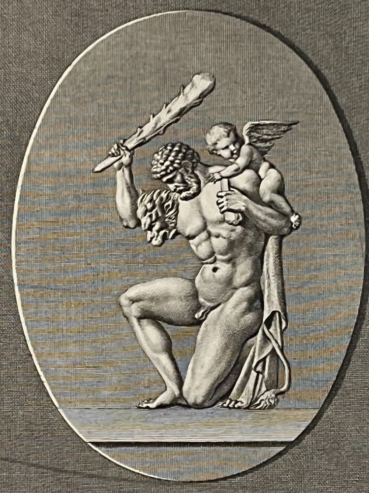 Descent from the Cross,Cigoli, Hercules chained and tamed by Love, etching