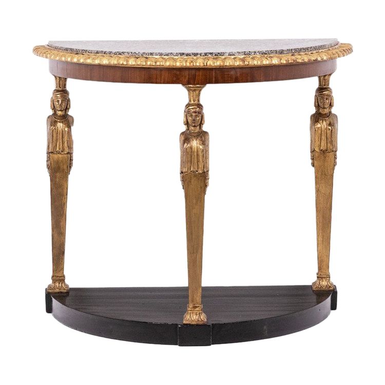 Empire style console table decorated with caryatids. Circa 1880. LS5552959A