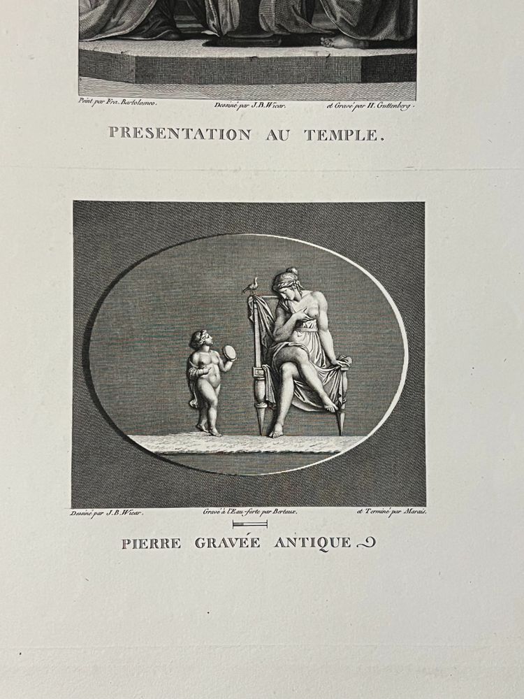 Presentation at the Temple, Fra-Bartolomeo, Juno suckling Hercules, Etching