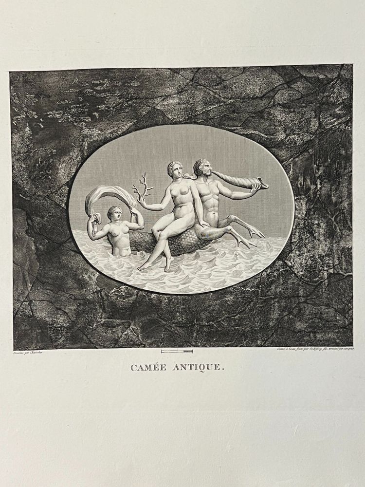 Le martyre de Saint Laurent, Bronzin, Triton et Néréides, Gravure à l’eau forte 