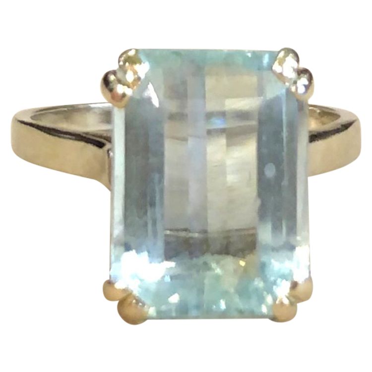 Aquamarine ring