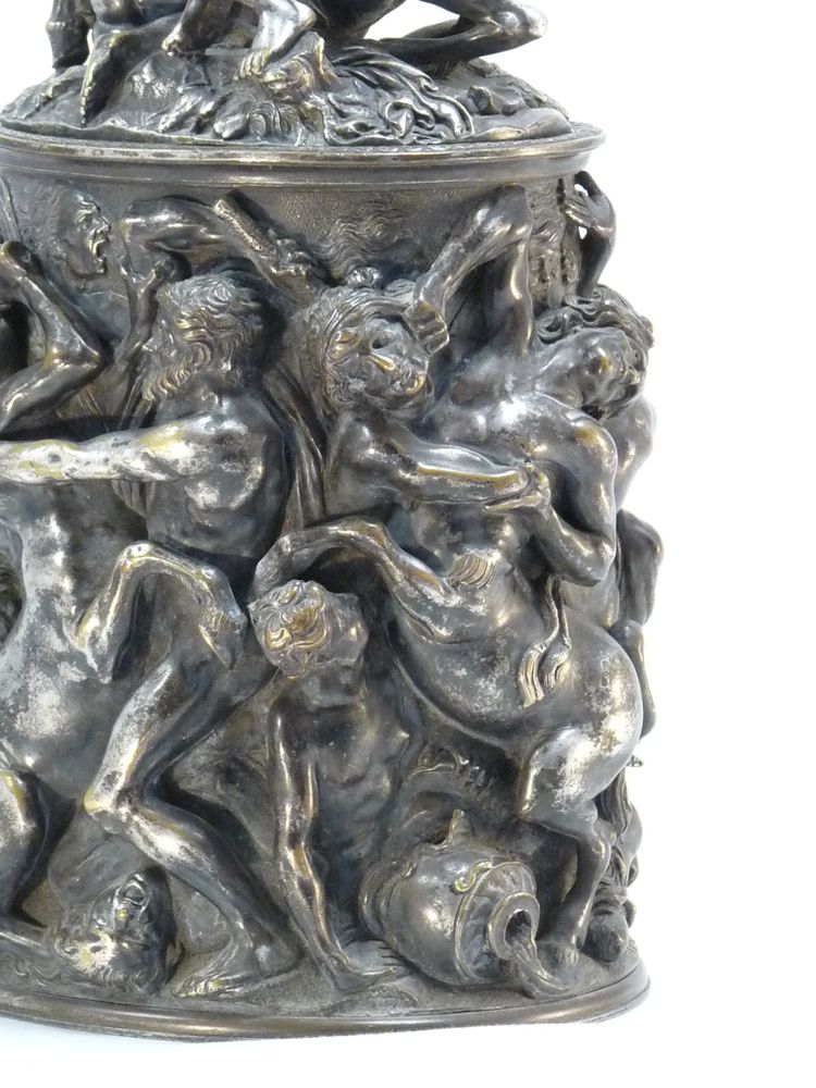 Covered Silver-plated Bronze Urn: The Abduction Of Hippodamia 