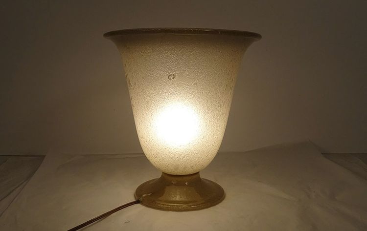 Lampada in vetro soffiato Murano Venezia Italia 1940-50 Vintage XX secolo