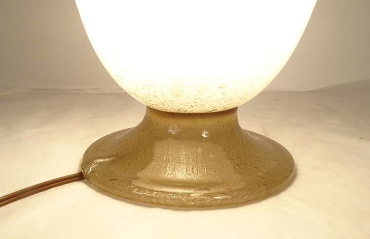 Lampada in vetro soffiato Murano Venezia Italia 1940-50 Vintage XX secolo