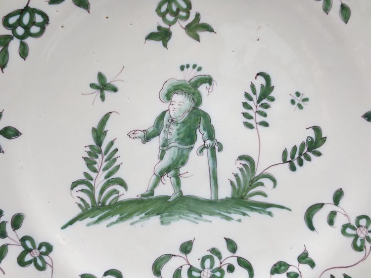 Moustiers plate, 18th century