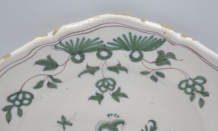 Moustiers plate, 18th century