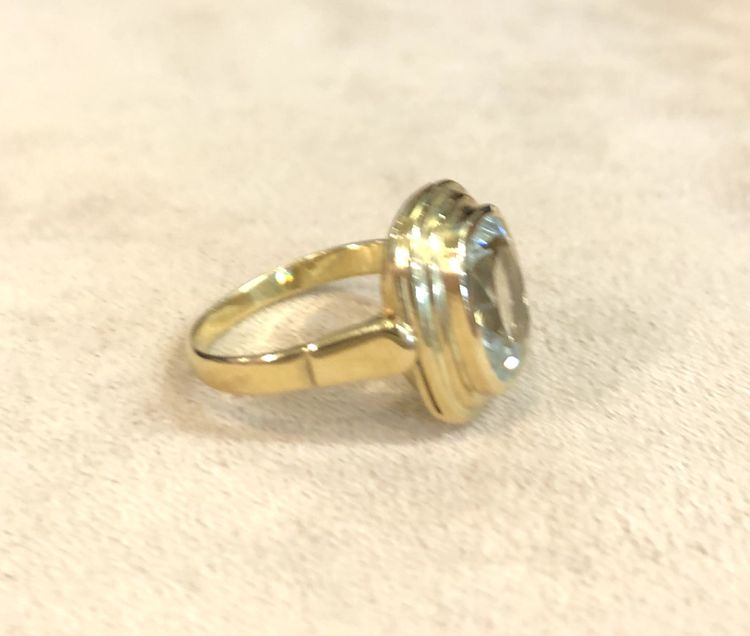 Aquamarine ring