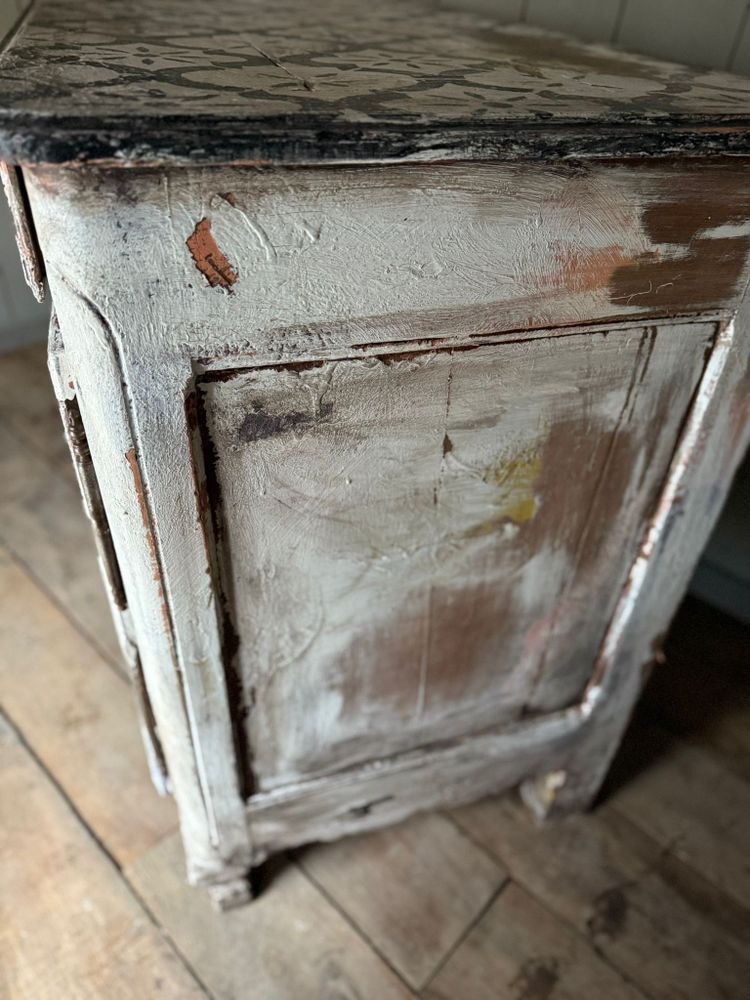 18th century Louis XV kitchen sideboard with decorative patina