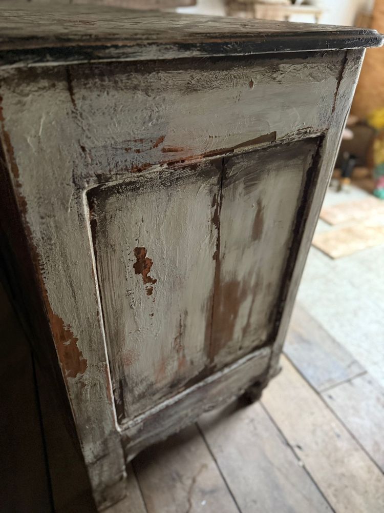 18th century Louis XV kitchen sideboard with decorative patina