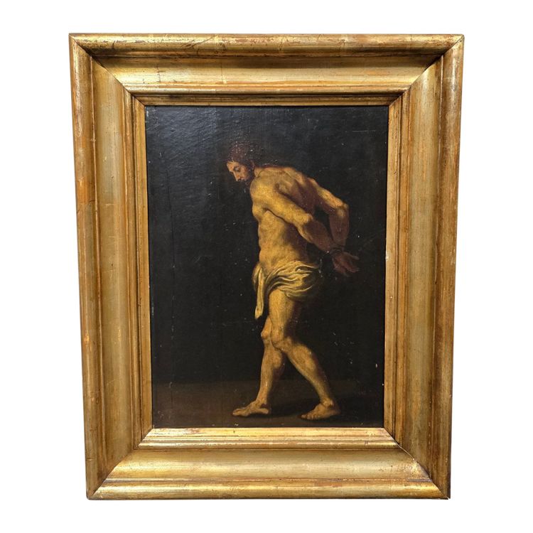 Antique painting on panel Follower of P. RUBENS (1577-1640), Christ