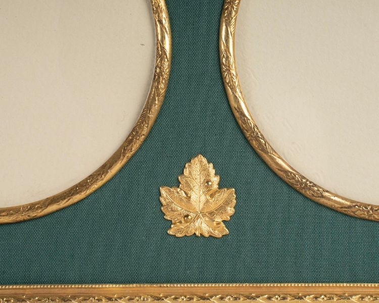 A Pair of Late 19th Century Gilt Bronze Photo Frames