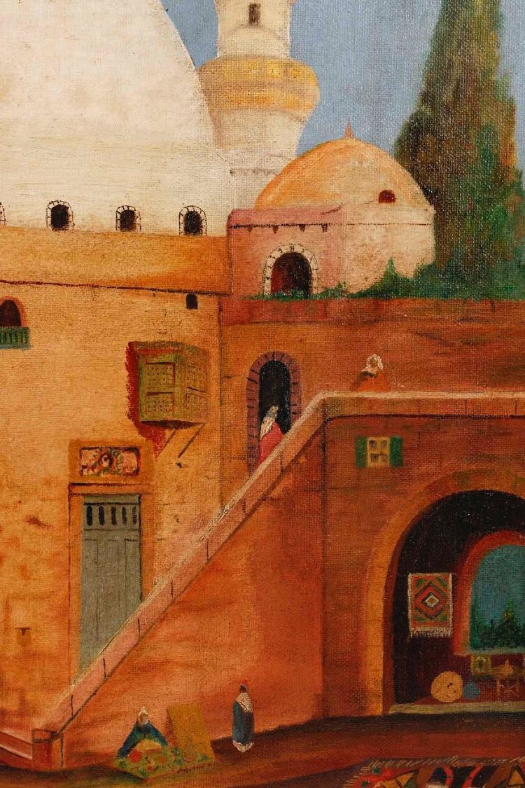 Öl auf Leinwand, Orientalist, gerahmt, 20. Jahrhundert