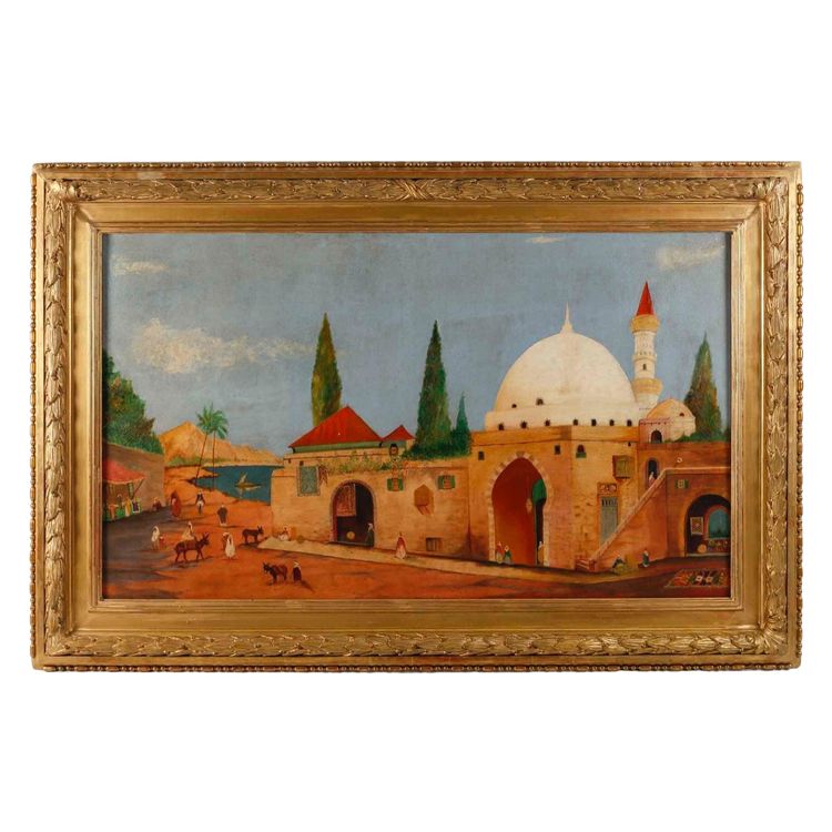 Öl auf Leinwand, Orientalist, gerahmt, 20. Jahrhundert