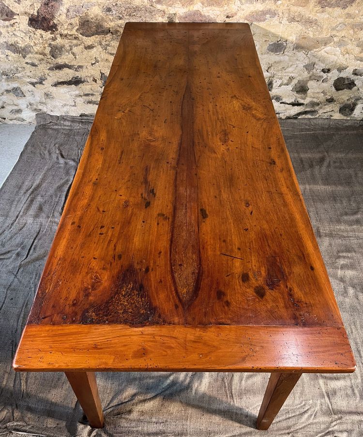 Large 19th century 2m40 walnut country table