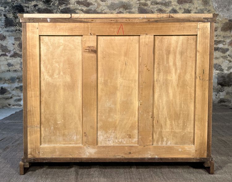 Antique oak cabinet with sliding door