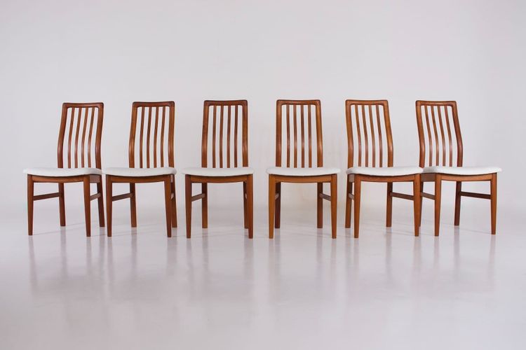 6 Kai Kristiansen Danish chairs