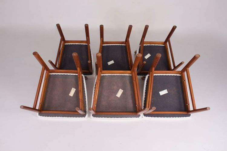 6 Kai Kristiansen Danish chairs