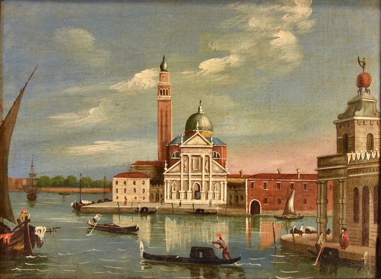 View Of Venice With The Island Of San Giorgio, Follower Of Canaletto (venice, 1697 – 1768)