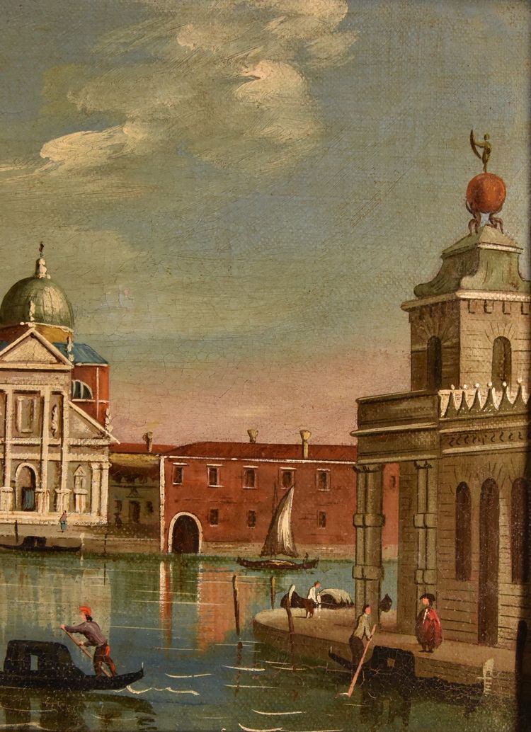 View Of Venice With The Island Of San Giorgio, Follower Of Canaletto (venice, 1697 – 1768)