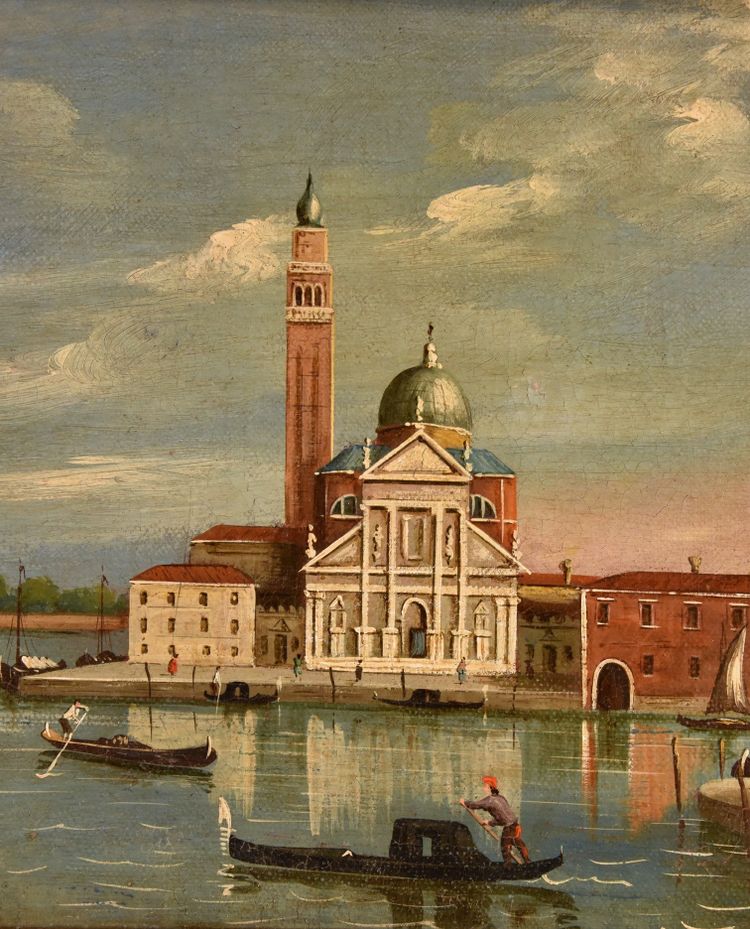 View Of Venice With The Island Of San Giorgio, Follower Of Canaletto (venice, 1697 – 1768)