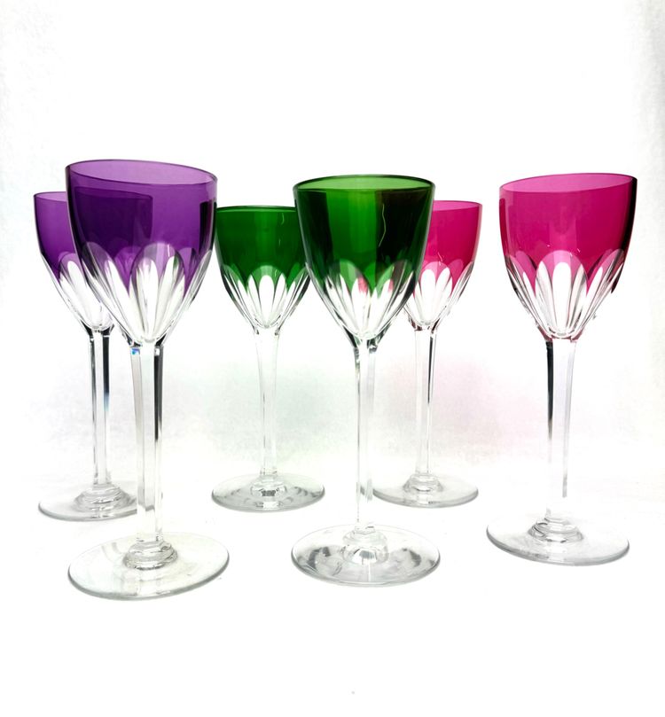 Baccarat - Suite Of 6 Wine Glasses Genova Model