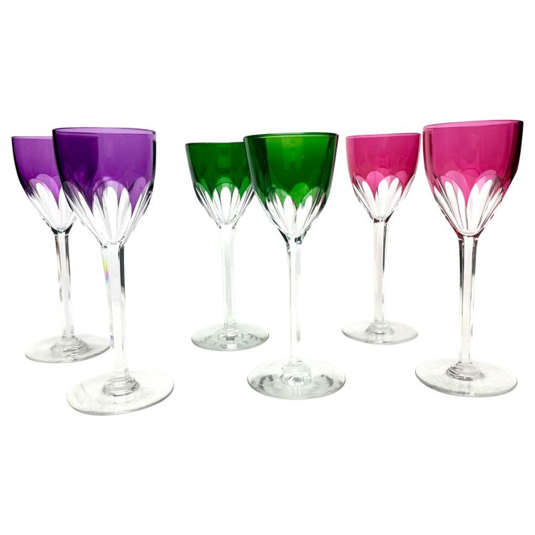 Baccarat - Suite Of 6 Wine Glasses Genova Model