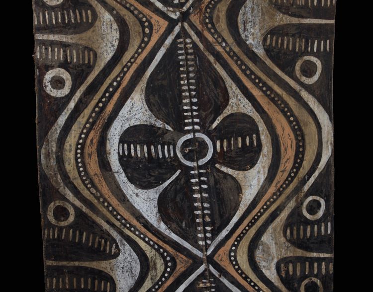 Bemalte Rinde, Stammeskunst, Ozeanische Kunst, Ozeanien, traditionelle Malerei, Papua Neuguinea