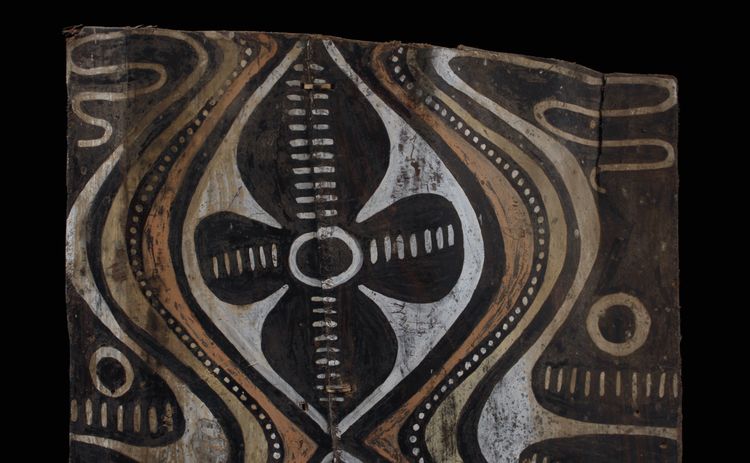 Bemalte Rinde, Stammeskunst, Ozeanische Kunst, Ozeanien, traditionelle Malerei, Papua Neuguinea