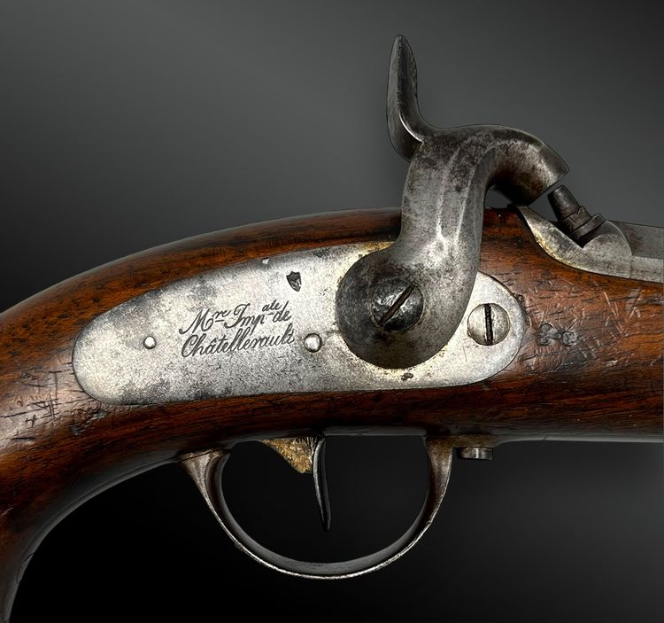 Gendarmerie officer's pistol, model 1836 - France - Second Empire