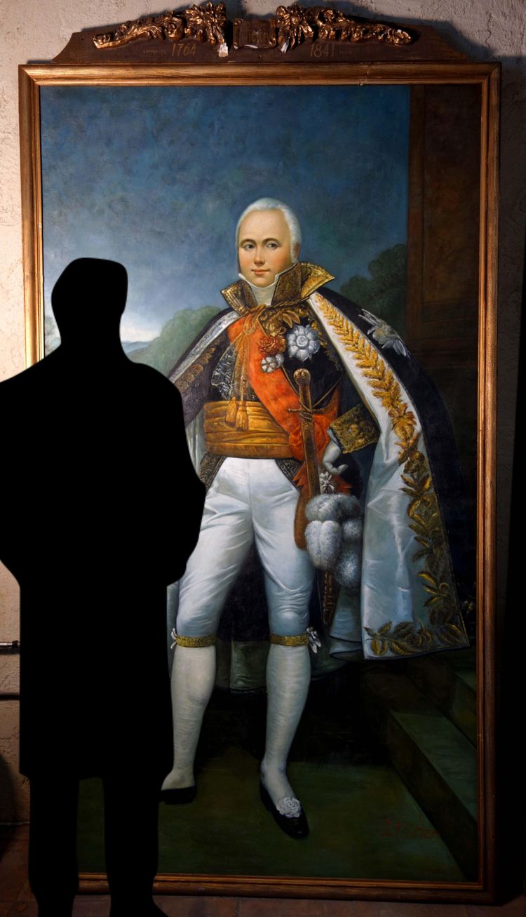 Large 235 cm portrait of Marshal Victor d'Empire