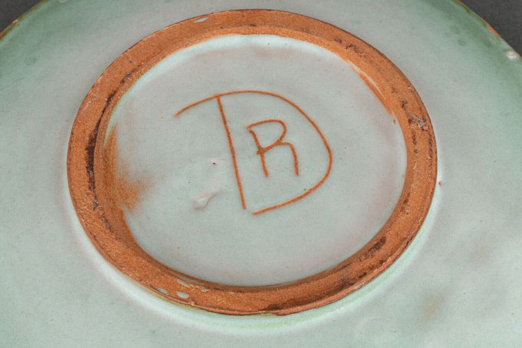 Gilbert Portanier Denise Ramamgno Vallauris cup monogrammed DR 1960