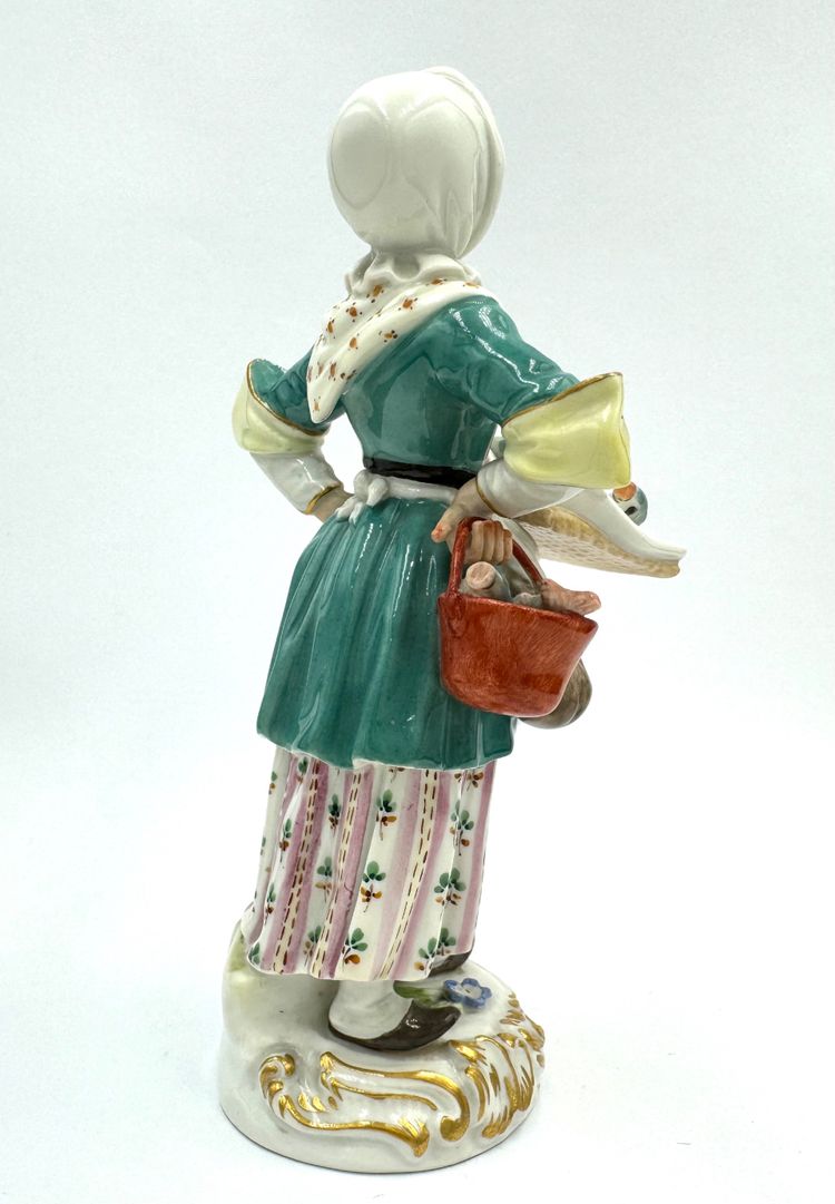 Meissen - Les Cris De Paris, Vendeuse De Poisson (Fischverkäuferin)