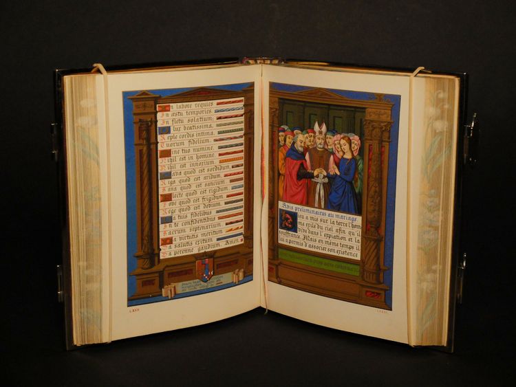 Book of "Hours of the Middle Ages", Gruel & Engelmann, Paris 1862