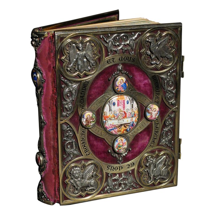 Book of "Hours of the Middle Ages", Gruel & Engelmann, Paris 1862