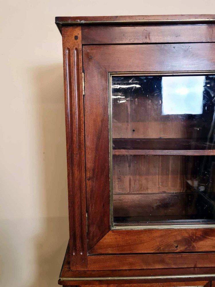 Louis XVI Period Solid Cuban Mahogany Cylinder Desk Circa 1760